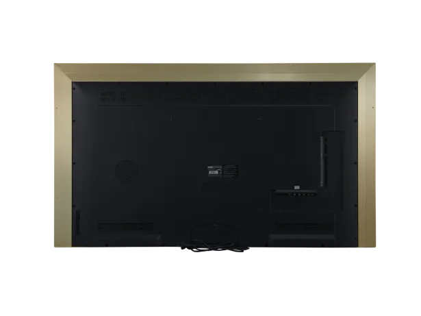 65″ UHD Display with Gold Frame