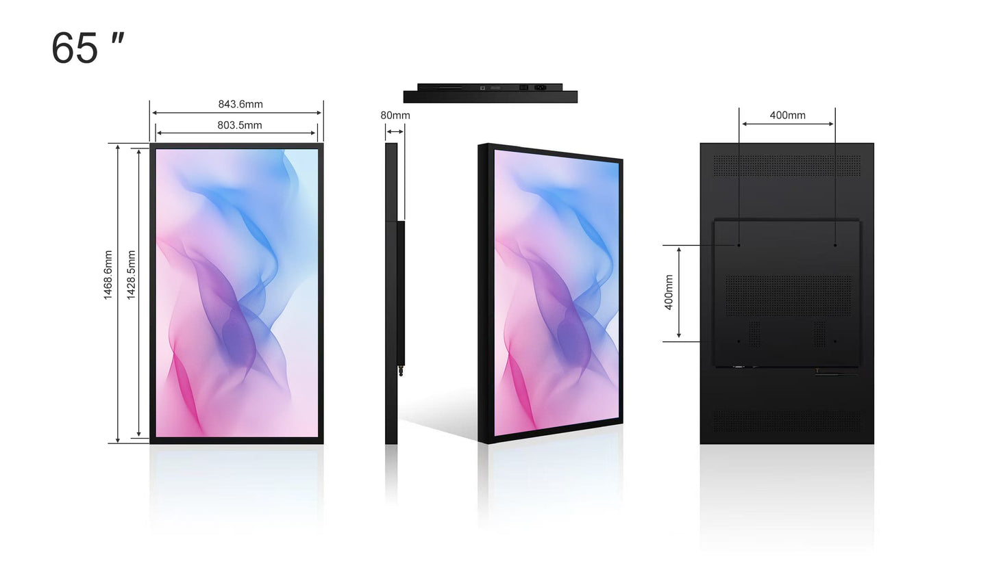 NEW 65″ UHD High Brightness Commercial Display