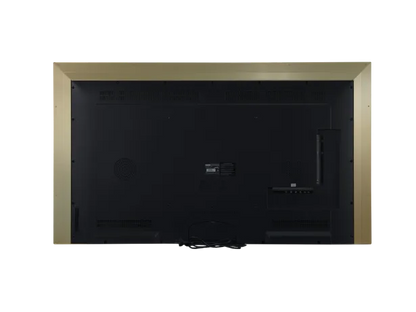 65″ UHD Display with Gold Frame