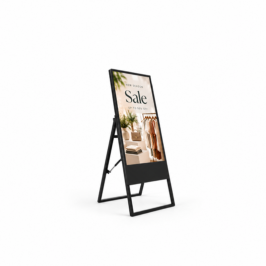 43″ UHD A-Frame Digital Signage Display
