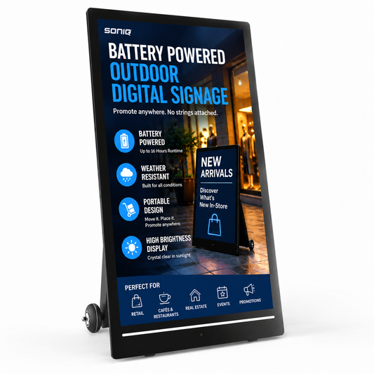 Outdoor Digital A-Frame Display 43"