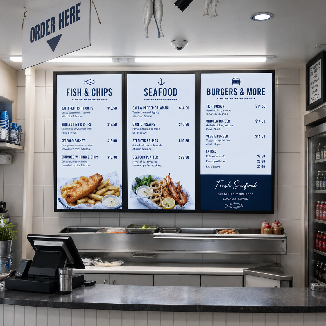 55″ Digital Commercial Display