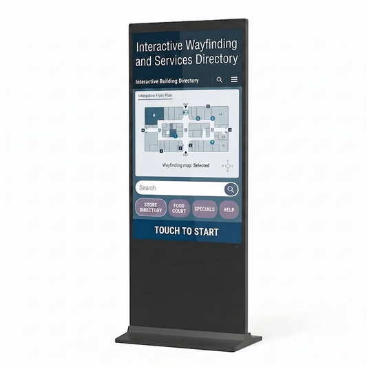 65″ 4K Freestanding Touch Display (Android 11)