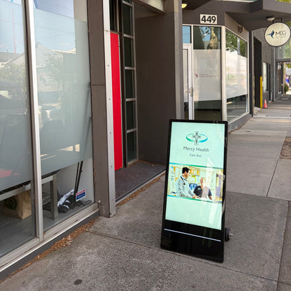 Outdoor Digital A-Frame Display 43"