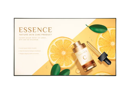 65″ UHD Display with Gold Frame