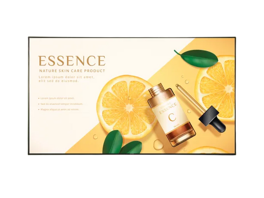 65″ UHD Display with Gold Frame