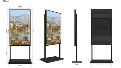 75″ UHD High Brightness Commercial Display