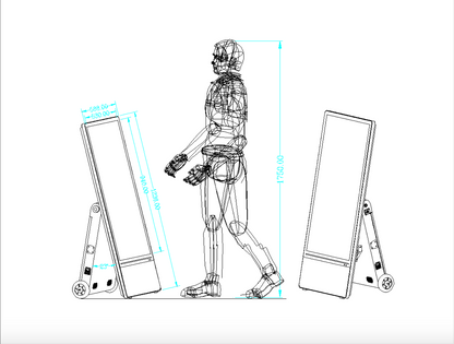 Outdoor Digital A-Frame Display